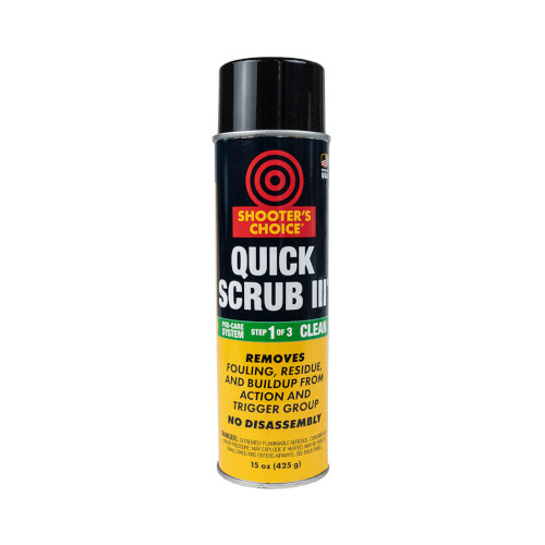 Shooter Choice Quick-Scrub III Gun Cleaner-Degreaser 15 oz Aerosol