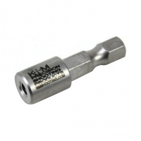 K&M 1/4” Hex Drive Adapter 8-32 K&M 1/4” Hex Drive Adapter 8-32