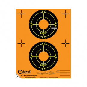 Caldwell Orange Peel Bulls Eye 3" (package 15 sheets)
