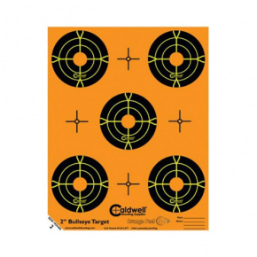 Caldwell Orange Peel Bulls Eye 2" (package 10 sheets)