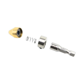 K&M Drive Stem/Cone/Stop for Powered Operation of Premium Flash Hole Uniformer K&M Drive Stem/Cone/Stop for Powered Operation of Premium Flash Hole Uniformer