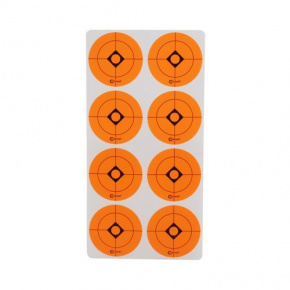 Caldwell 1.5" Orange Shooting Spots, 12 sheets