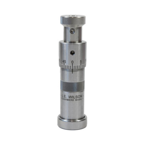 L.E. Wilson Stainless Steel Micrometer Top Bullet Seater 6mm Creedmoor