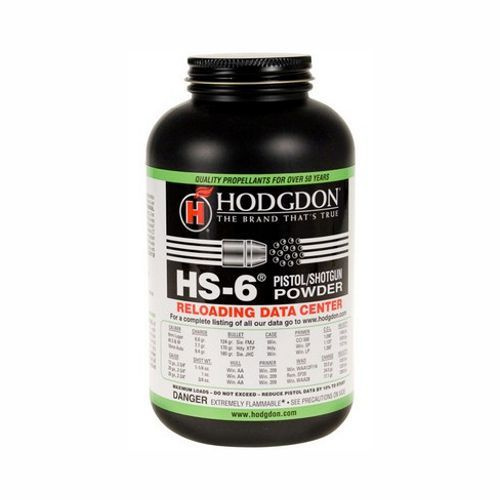 Hodgdon HS6 Smokeless Handgun Powder - 454 g
