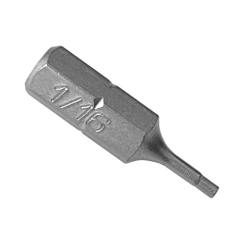 Nickeled Inch Hex Bit FIX IT STICKS