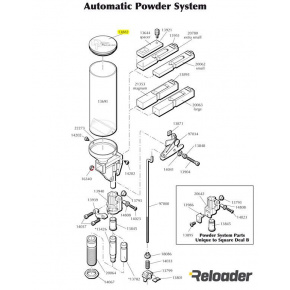 Dillon Automatic Powder System parts Powder Measure Lid