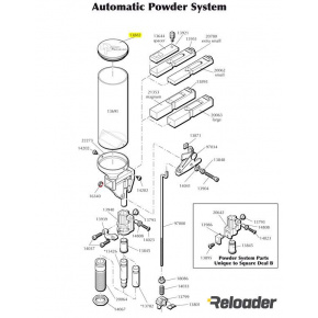 Dillon Automatic Powder System parts Powder Measure Lid Dillon Automatic Powder System parts Powder Measure Lid