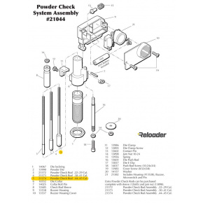 Dillon Powder Check System Parts Powder Check Rod Assembly, .44-.45 cal Dillon Powder Check System Parts Powder Check Rod Assembly, .44-.45 cal