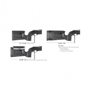 KRG LOP Extension Kit Bravo 10/22 Rimfire Chassis