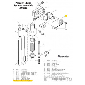 Dillon Powder Check System Parts Blue Plastic Housing Cover Dillon Powder Check System Parts Blue Plastic Housing Cover