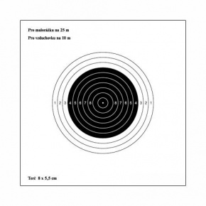 Airgun Target Standard 8/5,5
