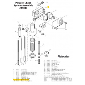 Dillon Powder Check System Parts Blue Plastic Buzzer Housing