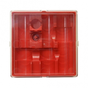 LEE 3 Die Box Red LEE 3 Die Box Red