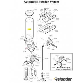 Dillon Automatic Powder System parts Clear Plastic Powder Measure Tube (only) Dillon Automatic Powder System parts Clear Plastic Powder Measure Tube (only)