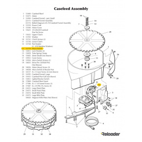 Dillon Automatic Powder System parts Blue Plastic Wing Nut Dillon Automatic Powder System parts Blue Plastic Wing Nut