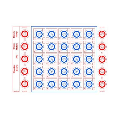 Official Air Rifle Benchrest Target Official Air Rifle Benchrest Target