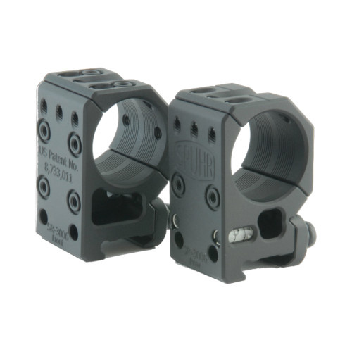 SPUHR Picatinny Separate Rings 30 mm - Height 34 mm SPUHR Picatinny Separate Rings 30 mm - Height 34 mm