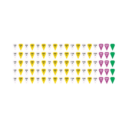 Self-adhesive Distance Mark Self-adhesive Distance Mark