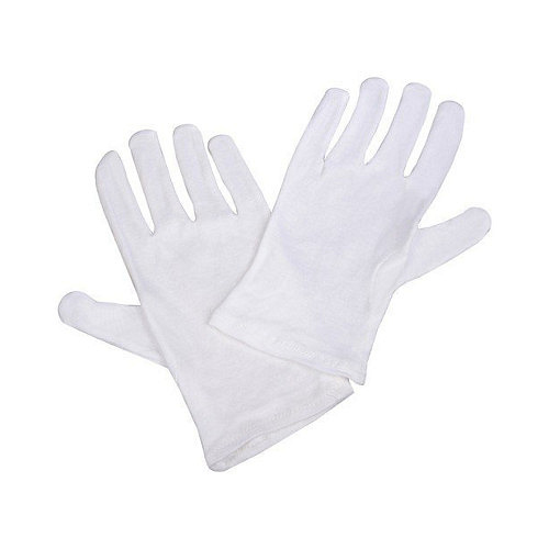 Cotton gloves for working with calibration weights