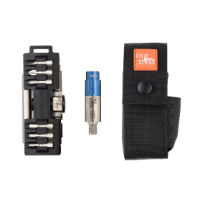 FIX IT STICKS Compact Ratcheting Multi-Tool w/ Mini All-In-One Torque Driver and Belt Pouch FIX IT STICKS Compact Ratcheting Multi-Tool w/ Mini All-In-One Torque Driver and Belt Pouch
