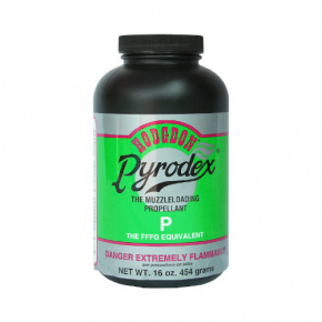 Hodgdon Pyrodex P (FFFG) Smokeless Handgun Powder - 454 g Hodgdon Pyrodex P (FFFG) Smokeless Handgun Powder - 454 g