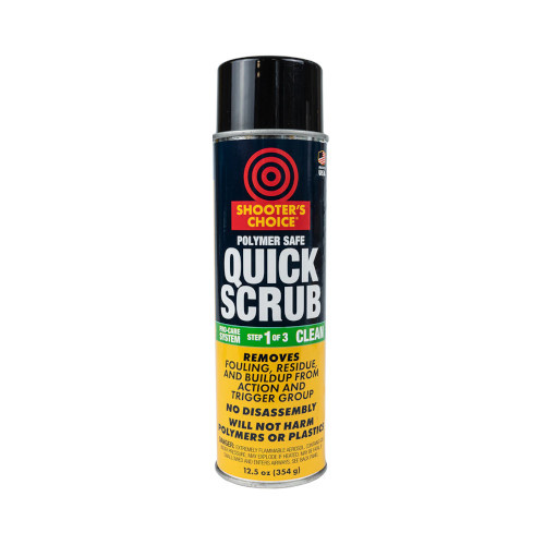 Shooters Choice Polymer Safe Quick-Scrub Cleaner 12 oz Aerosol